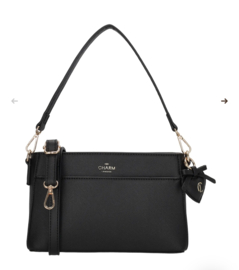 Charm London Cambridge Schoudertas Zwart