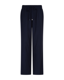 Red Button Claudette Palazzo Sidetape Pinstripe Darkblue 4843