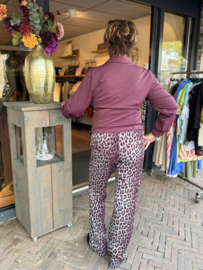 G-Maxx Bindi Broek Gray Melange/Mauve Wine