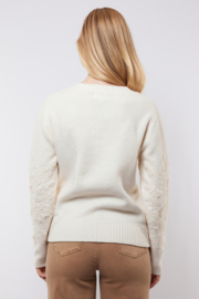 C&S Katja Knit Pullover Wool White