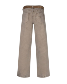 Red Button Colette & Belt Washed Twill Truffle 5080