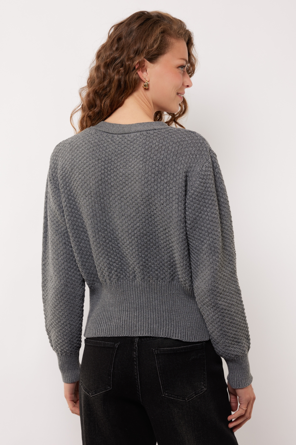 G-Maxx Dolores Knit Cardigan Dark Grey