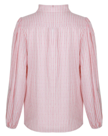 C&S Quint Blouse Offwhite/Peony