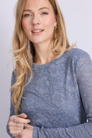 C&S Troy Top Light Jeans Blue