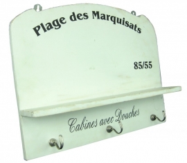 Handdoekenrek "Plage des Marquisats"