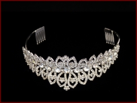 Tiara- Kroon Met Strass steentjes (619)