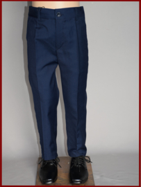 Nette broek, slim fit   Maat 80 t/m 164  Zwart of marine-blauw  (244)