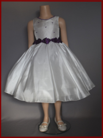 Bruidsmeisjes jurk Maat 86 t/m 152 Purple (A121)