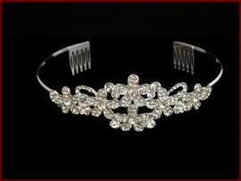 Tiara- Diadeem met Strass steentjes (618)