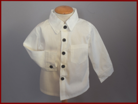 Baby-/peuter overhemd Ivoor (265)
