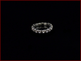 Elastische ring met strass steentjes (807)