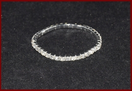 Flexibele strass armband (852)