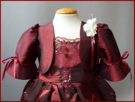 Baby feestbolero Bordeaux Celine (54)