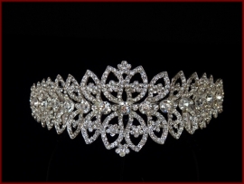 Tiara- Kroon Met Strass steentjes (619)