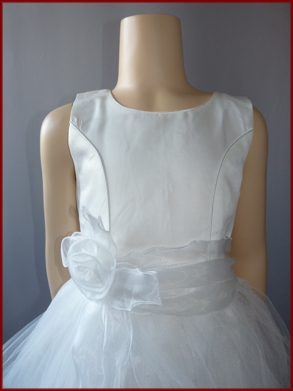 Blokkeren blouse schaal Bruidsmeisjes-Communie jurk Lois Maat 80 t/m 170 (181) |  Meisjes-feestjurkjes vanaf maat 86 | Meyan Kinderbruidsmode