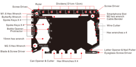 Multi Tool Card met 46 functies