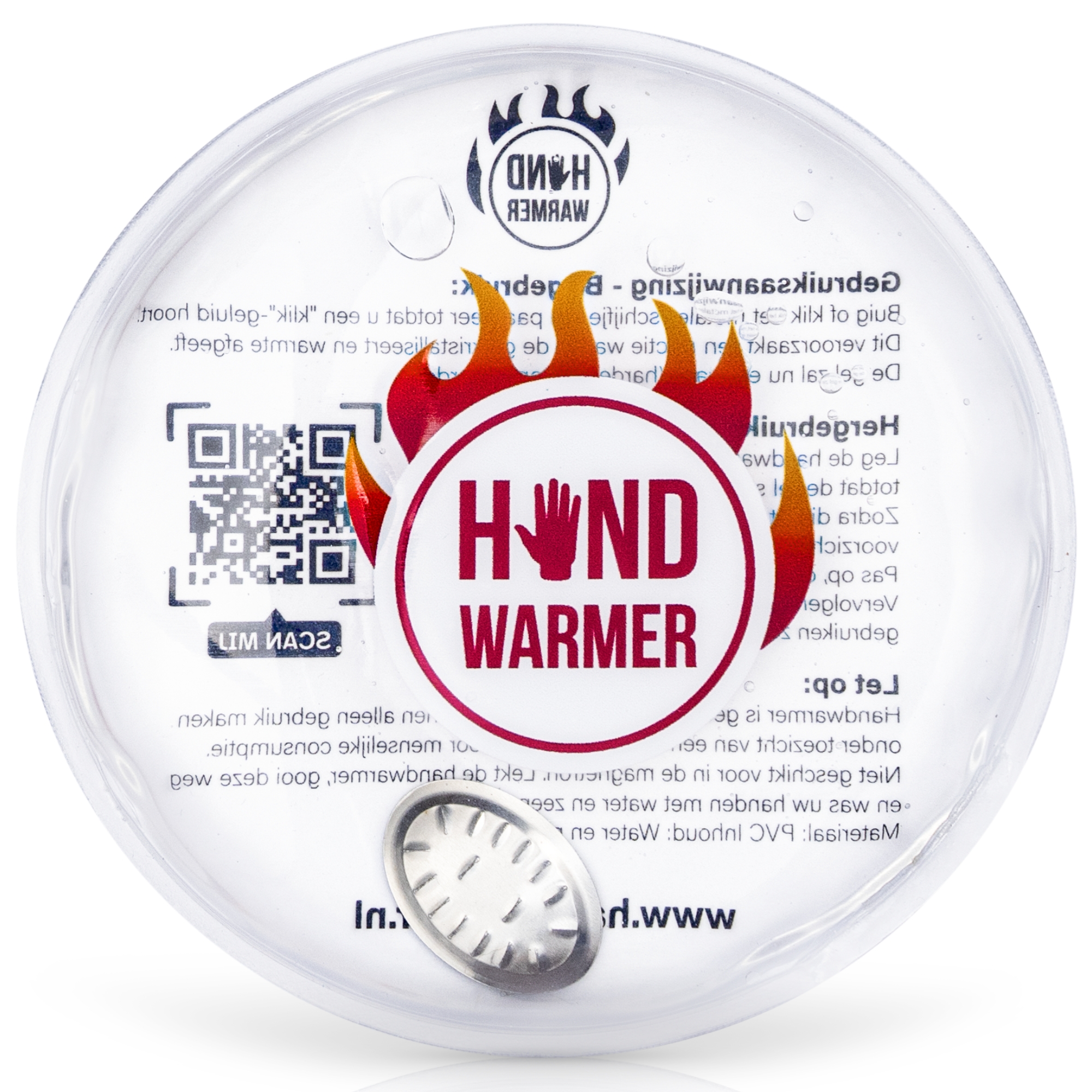 Herbruikbare Gel Handwarmer - HeatPad warmtepad – 40-54° graden – 15 á 20 minuten warm