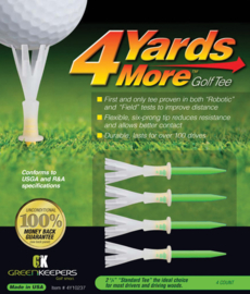 4 Yards More Golf Tees