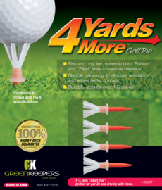 4 Yards More Golf Tees