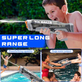 Elektrische waterpistool - Vult Automatisch - Zwart