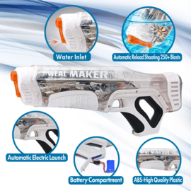 Elektrische waterpistool - Vult Automatisch - Wit