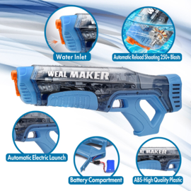 Elektrische waterpistool - Vult Automatisch - Blauw