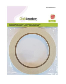 CraftEmotions Dubbelzijdig klevend tape 9mm 20mt