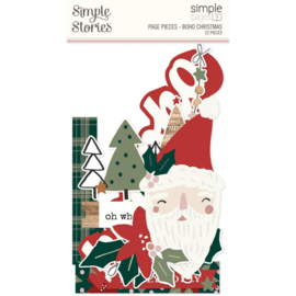 Simple Stories Simple Pages Page Pieces Boho Christmas  