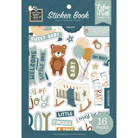 Echo Park Sticker Book Special Delivery Baby Boy