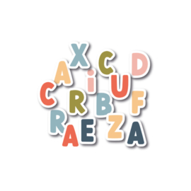 MPdesign Die-cuts – Summer Breeze – “Alphabet”  
