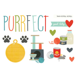 Simple Stories Simple Pages Pieces Pet Shoppe Cat (