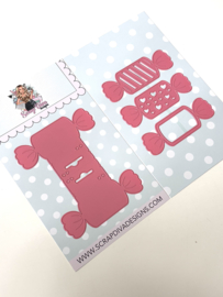 Scrapdiva Candy Bag Topper Large preorder