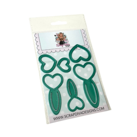 Scrapdiva Heart Shaped Paper Clips  