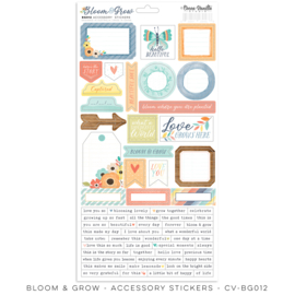 Cocoa Vanilla  BLOOM & GROW – ACCESSORY STICKERS  