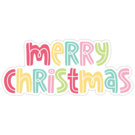 Doodlebug Sticker Doodles Gingerbread Kisses - Merry Christmas   
