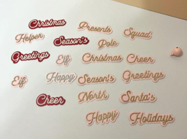 Scrapdiva Christmas Cheer Word Set  