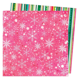 Vicki Boutin Peppermint Kisses Dbl-Sided Cardstock 12"X12" Sweet Holiday Wishes  