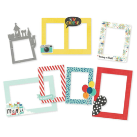 Simple Stories Say Cheese At The Park Chipboard Frames  