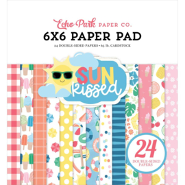 Echo Park Double-Sided Paper Pad 6"X6" 24/Pkg Sun Kissed