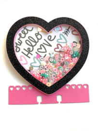 Scrapdiva Heart Shaker Memory Dex Card  