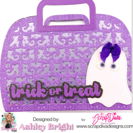 Scrapdiva Witch Shoe Jelly Bag  
