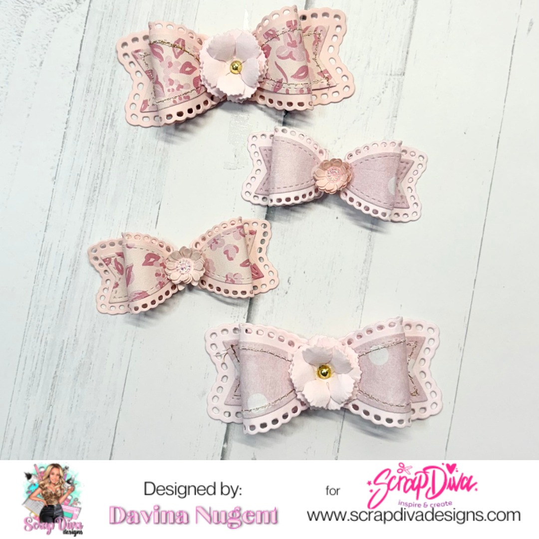 Scrapdiva Lace Border Bow preorder