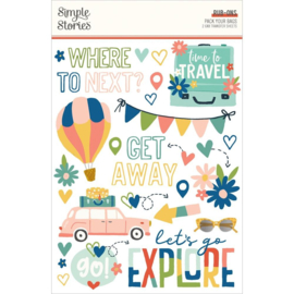 Simple Stories Pack Your Bags Rub-Ons  