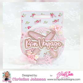 Scrapdiva Airplane Shaker