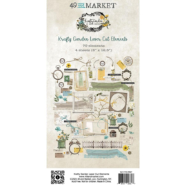 49 And Market Laser Cut Outs Elements, Krafty Garden PREORDER