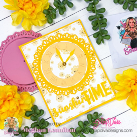Scrapdiva Romantic Clock Memorydex