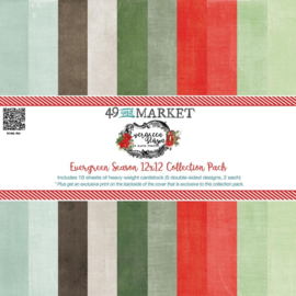 49 & Market Collection Pack 12"X12" Evergreen Season Foundations 