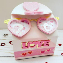 Scrapdiva Heart Sunglasses  