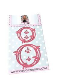 Scrapdiva  Airplane Circles