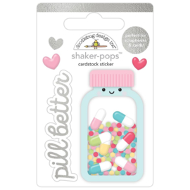 Doodlebug Shaker-Pops 3D Sticker Pill Better  